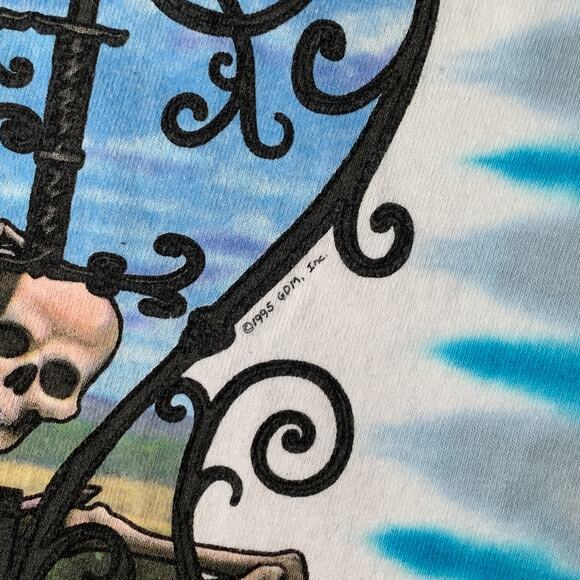 vintage 1995 the grateful dead tie dye 30 years liquid blue t shirt - Picture 9 of 10